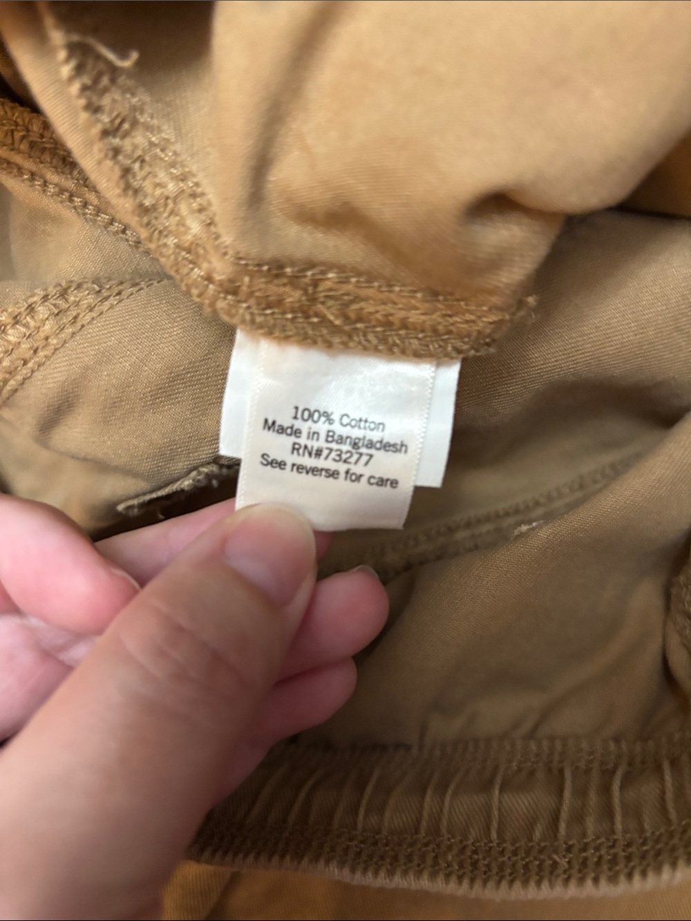 SO Wide-Leg Cargo Pants in Camel Brown NWOT - Picture 10 of 10